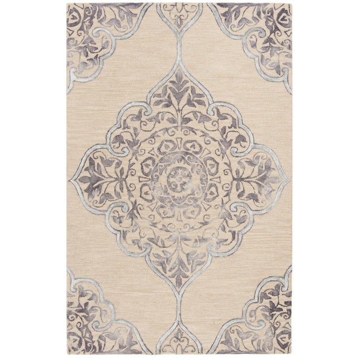 SAFAVIEH Dip Dye DDY510A Handmade Beige / Blue Rug Image 10