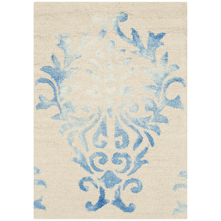 SAFAVIEH Dip Dye DDY516A Handmade Beige / Blue Rug Image 2