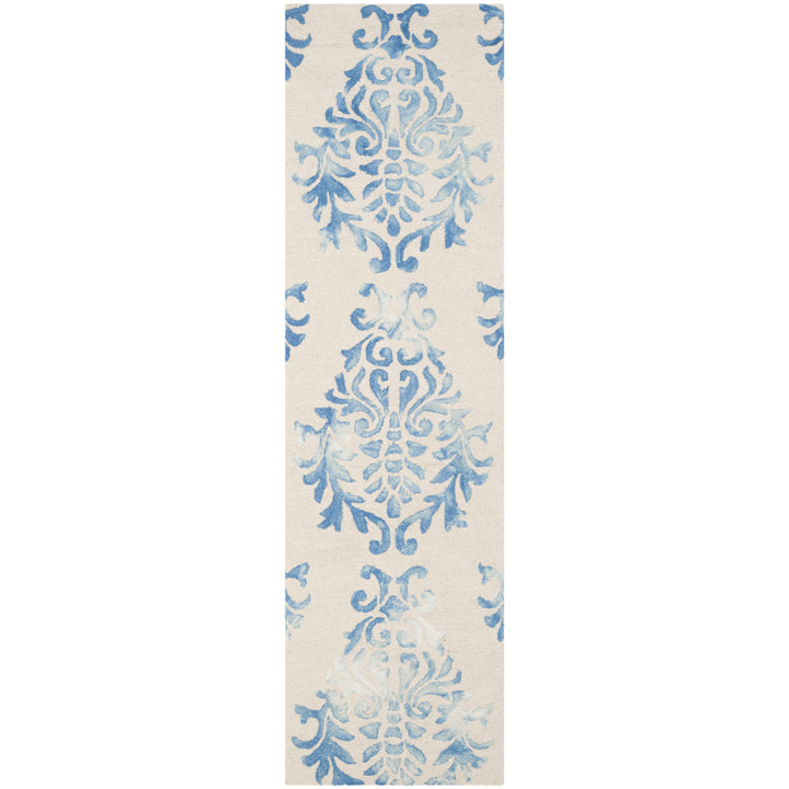 SAFAVIEH Dip Dye DDY516A Handmade Beige / Blue Rug Image 3