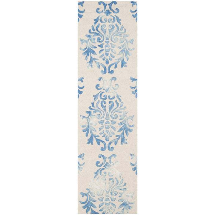 SAFAVIEH Dip Dye DDY516A Handmade Beige / Blue Rug Image 1