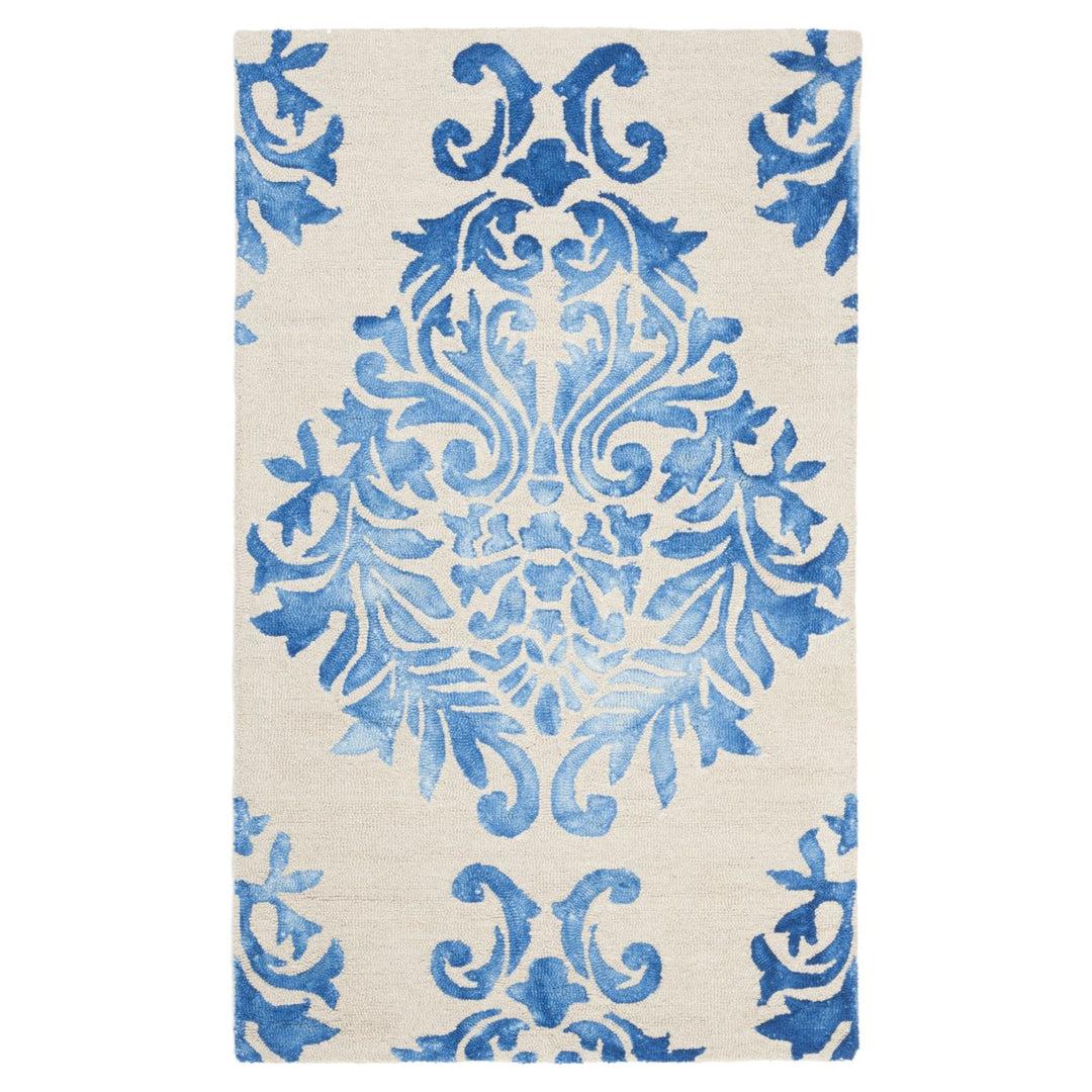 SAFAVIEH Dip Dye DDY516A Handmade Beige / Blue Rug Image 1