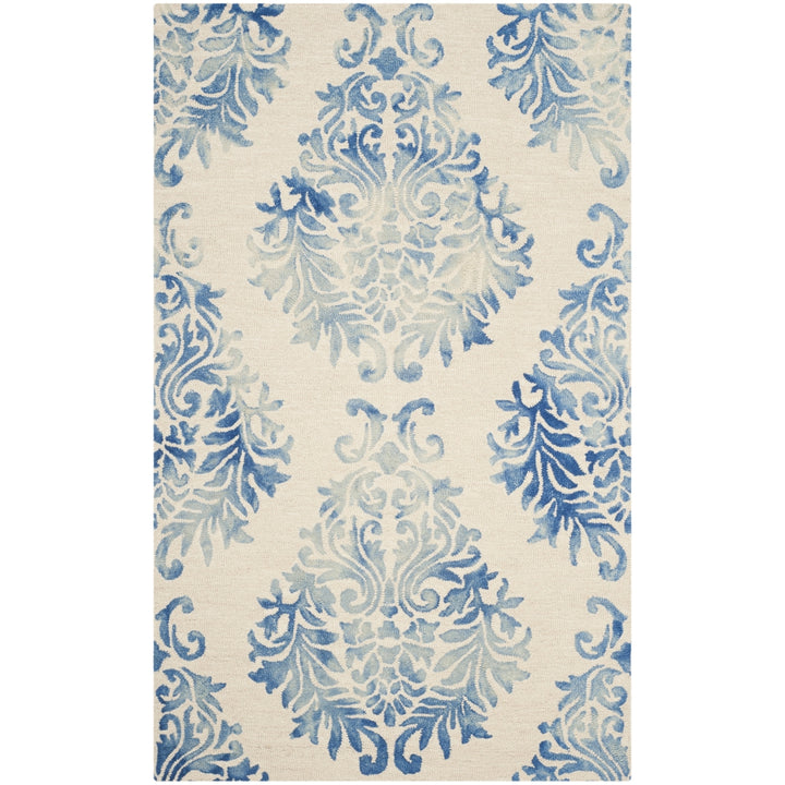 SAFAVIEH Dip Dye DDY516A Handmade Beige / Blue Rug Image 5