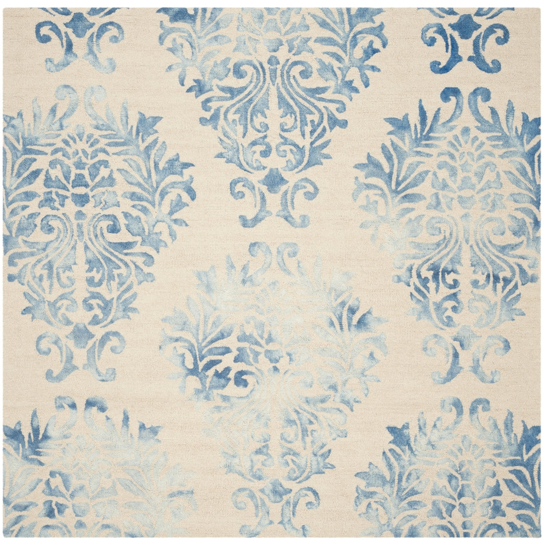 SAFAVIEH Dip Dye DDY516A Handmade Beige / Blue Rug Image 7