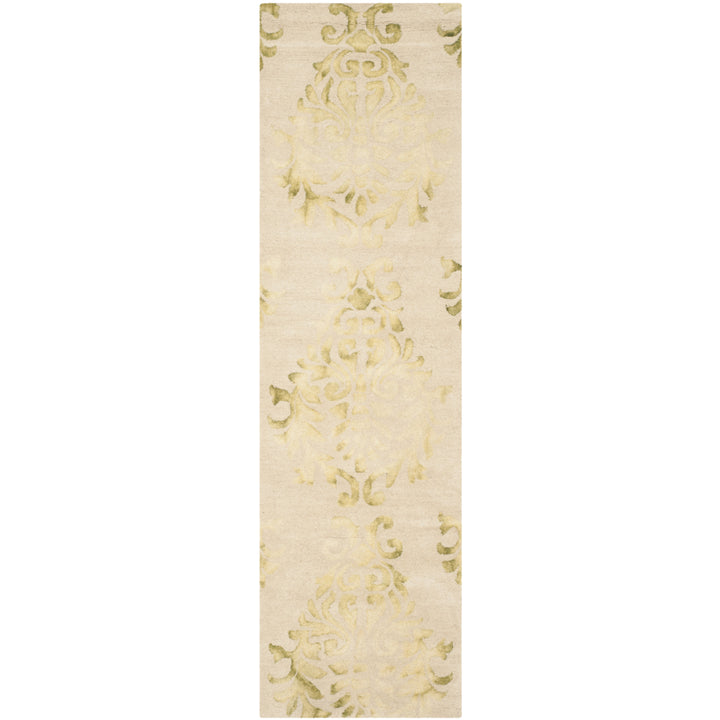 SAFAVIEH Dip Dye DDY516B Handmade Beige / Green Rug Image 5