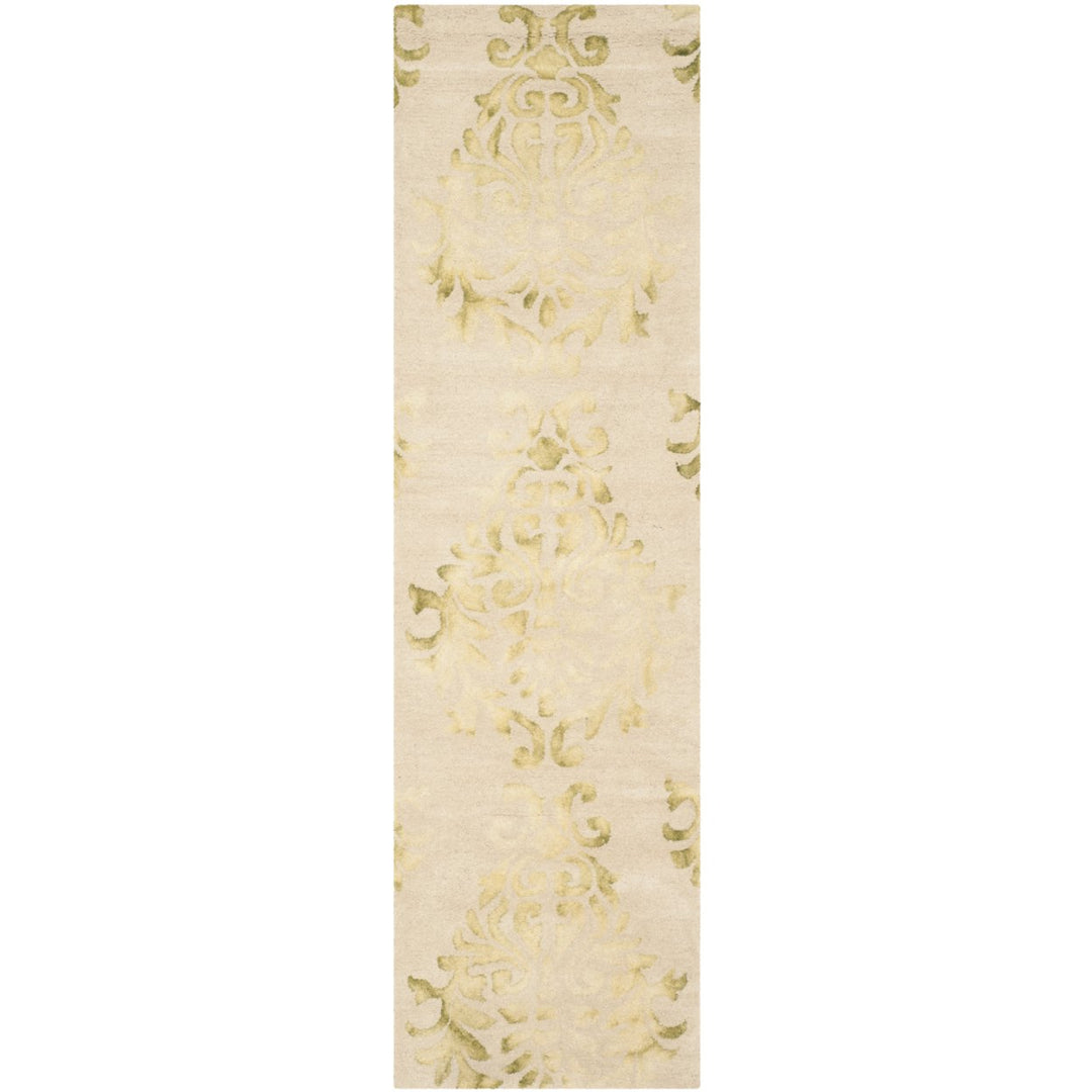 SAFAVIEH Dip Dye DDY516B Handmade Beige / Green Rug Image 1