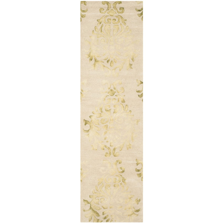 SAFAVIEH Dip Dye DDY516B Handmade Beige / Green Rug Image 1