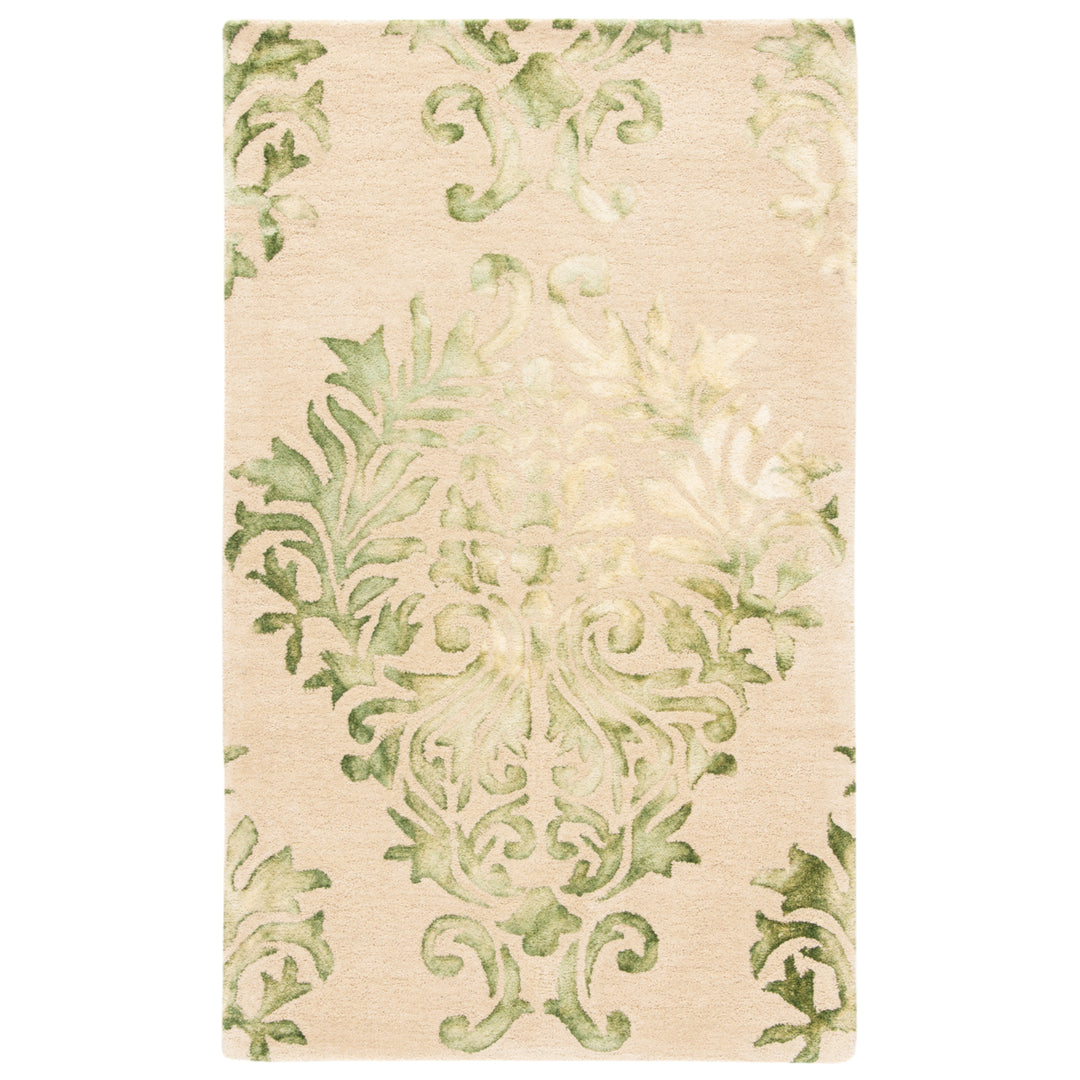 SAFAVIEH Dip Dye DDY516B Handmade Beige / Green Rug Image 9