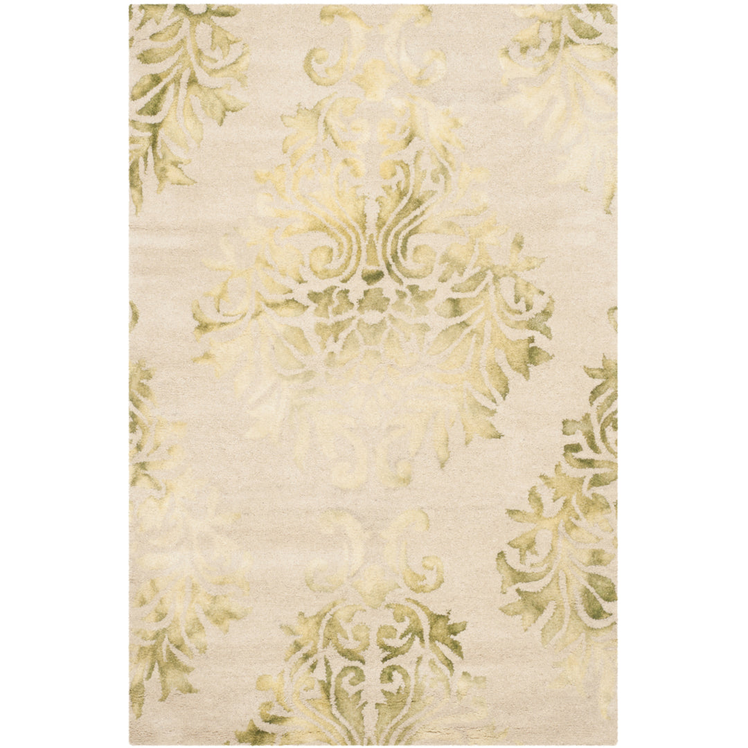 SAFAVIEH Dip Dye DDY516B Handmade Beige / Green Rug Image 10