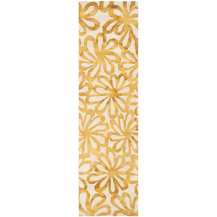 SAFAVIEH Dip Dye DDY527M Handmade Beige / Gold Rug Image 3