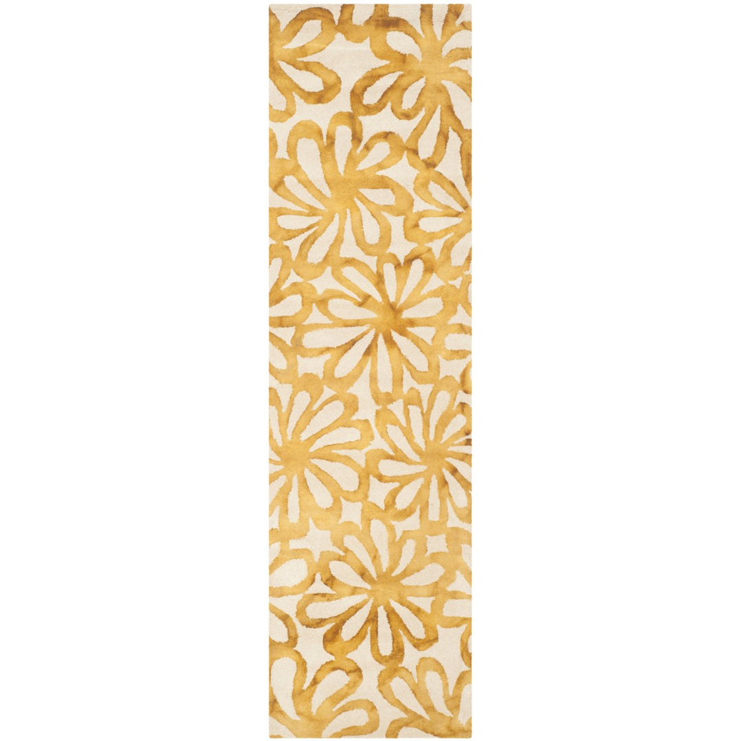 SAFAVIEH Dip Dye DDY527M Handmade Beige / Gold Rug Image 1