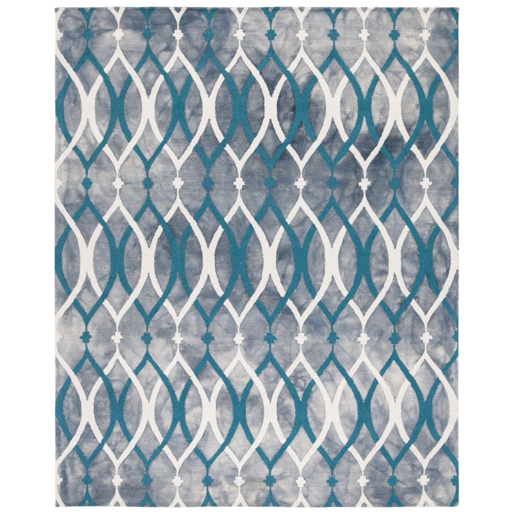 SAFAVIEH Dip Dye DDY534J Handmade Grey / Ivory Blue Rug Image 2