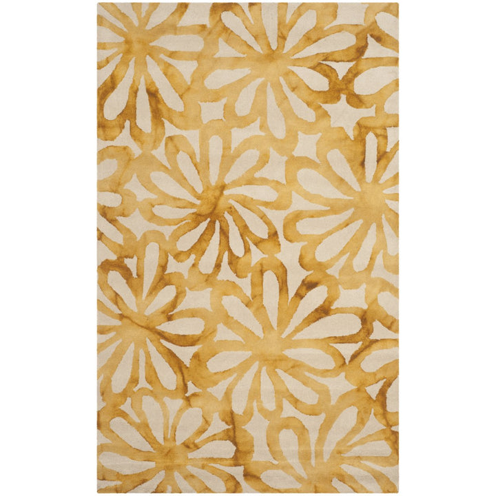 SAFAVIEH Dip Dye DDY527M Handmade Beige / Gold Rug Image 6