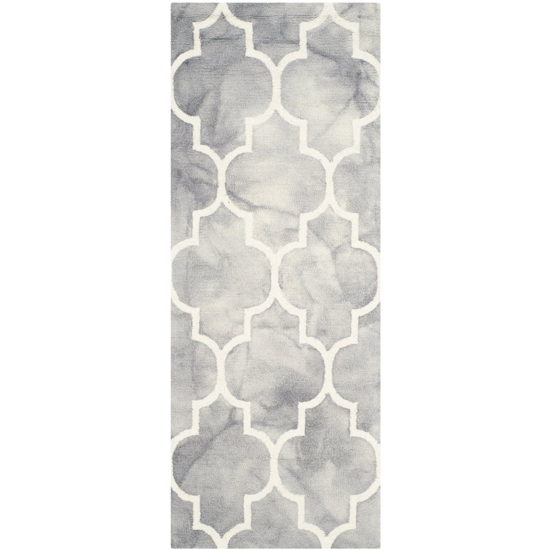 SAFAVIEH Dip Dye DDY535C Handmade Grey / Ivory Rug Image 1