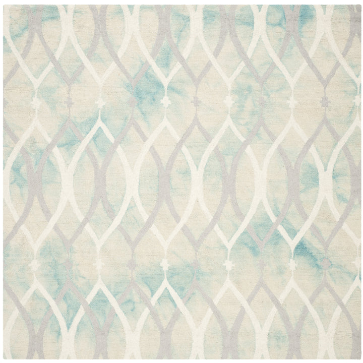 SAFAVIEH Dip Dye DDY534Q Handmade Green / Ivory Grey Rug Image 7