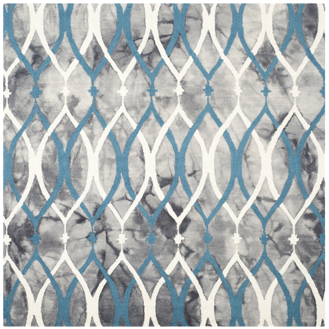 SAFAVIEH Dip Dye DDY534J Handmade Grey / Ivory Blue Rug Image 8