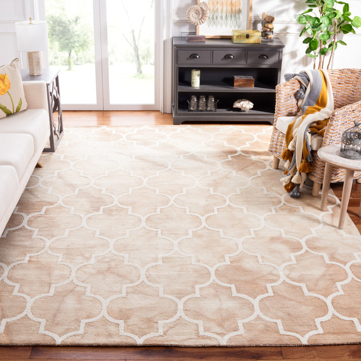 SAFAVIEH Dip Dye DDY535G Handmade Beige / Ivory Rug Image 1