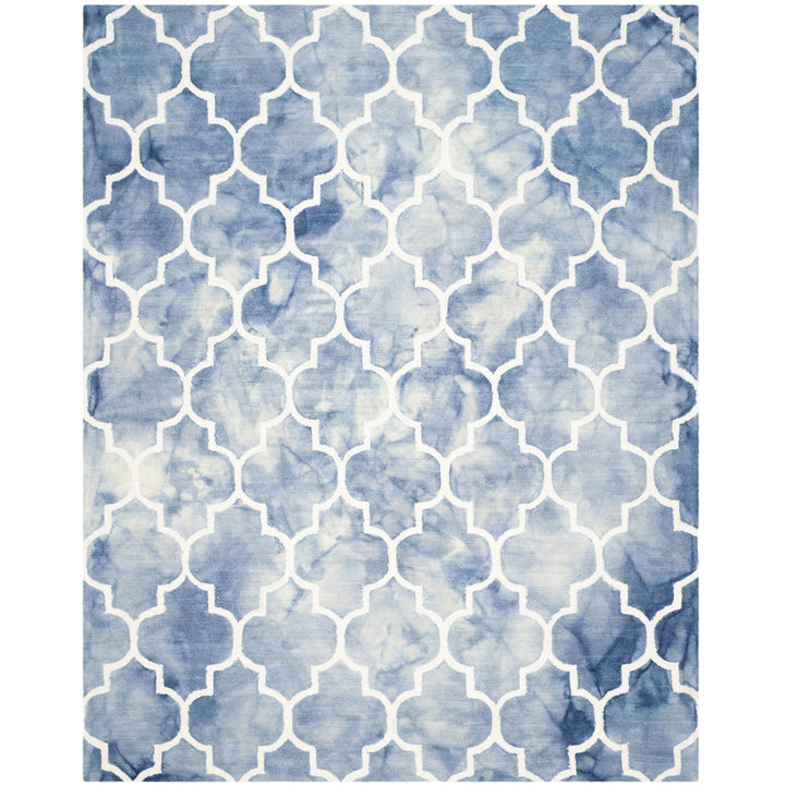 SAFAVIEH Dip Dye DDY535K Handmade Blue / Ivory Rug Image 1