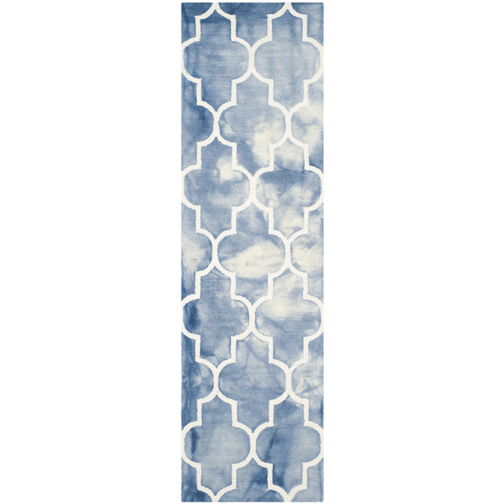 SAFAVIEH Dip Dye DDY535K Handmade Blue / Ivory Rug Image 5