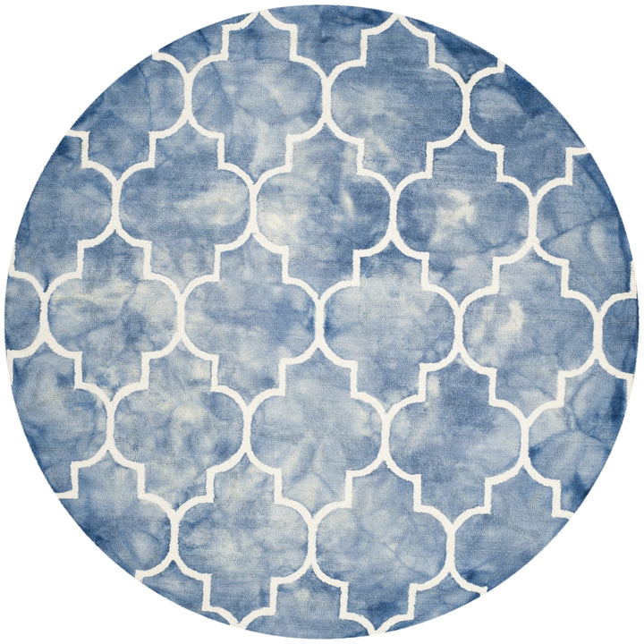 SAFAVIEH Dip Dye DDY535K Handmade Blue / Ivory Rug Image 8