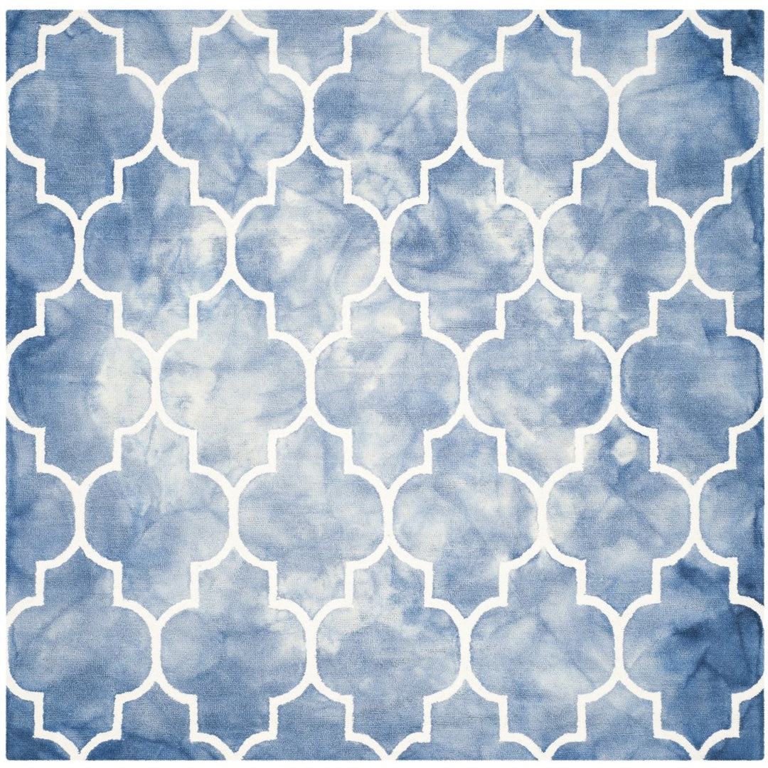 SAFAVIEH Dip Dye DDY535K Handmade Blue / Ivory Rug Image 9