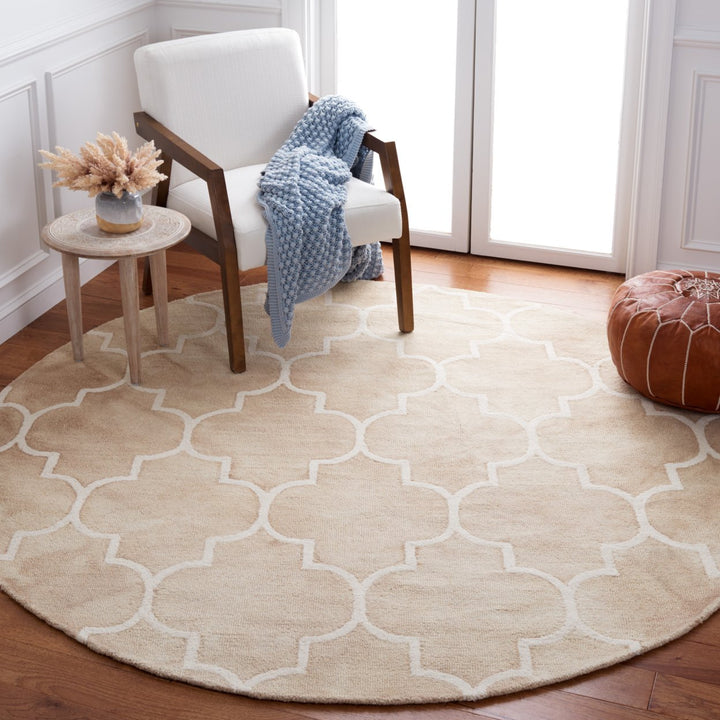 SAFAVIEH Dip Dye DDY535G Handmade Beige / Ivory Rug Image 10