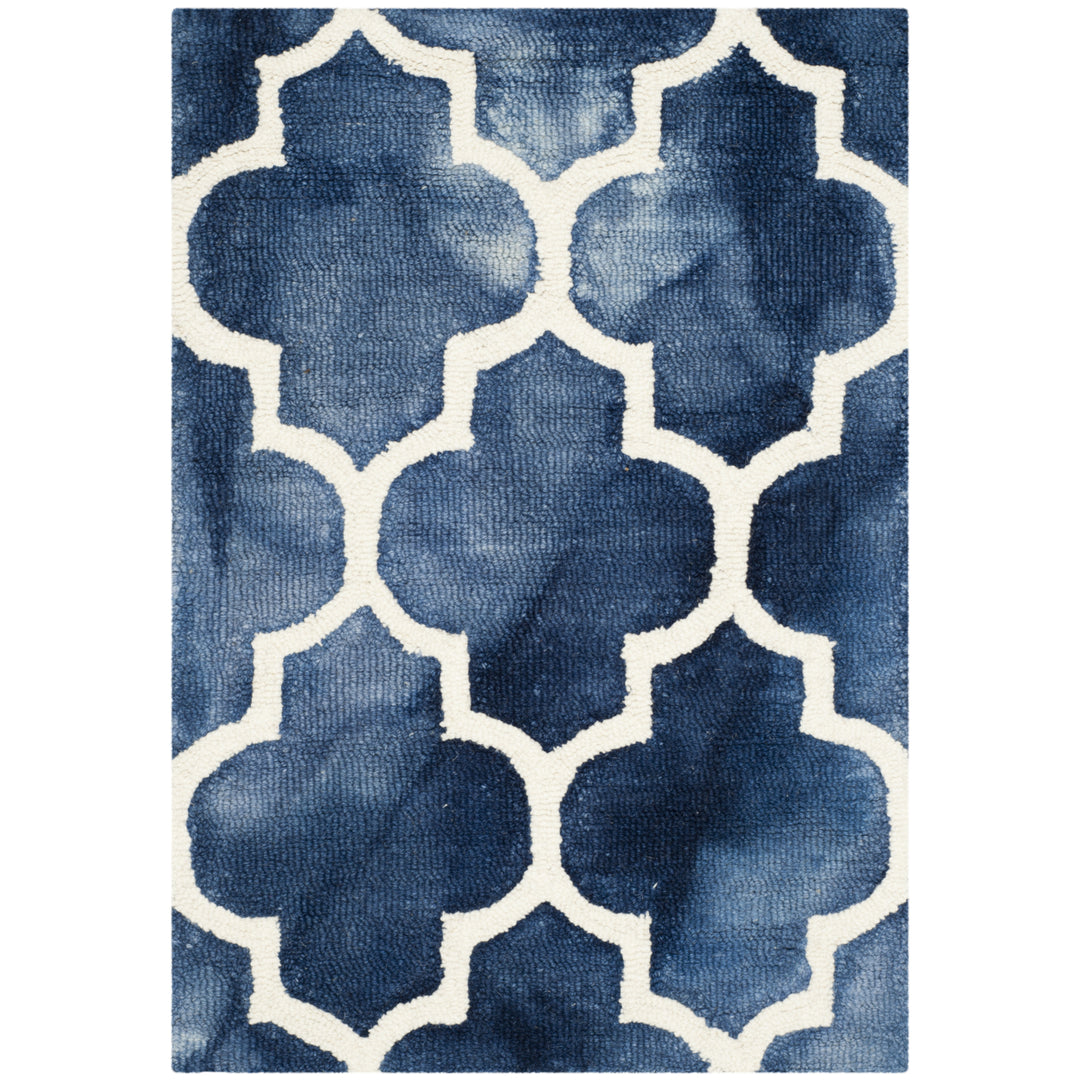 SAFAVIEH Dip Dye DDY535N Handmade Navy / Ivory Rug Image 2