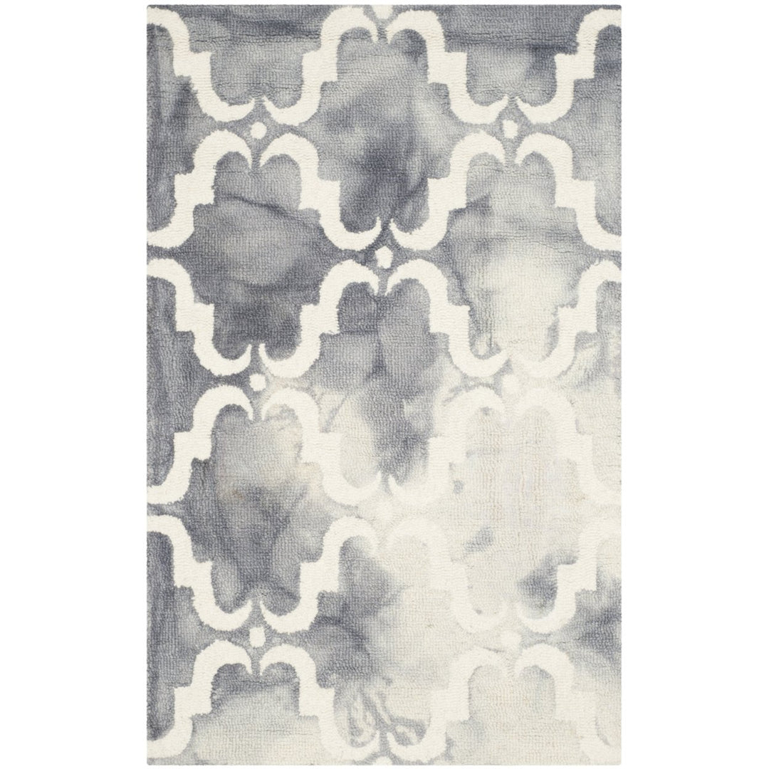 SAFAVIEH Dip Dye DDY536C Handmade Grey / Ivory Rug Image 1