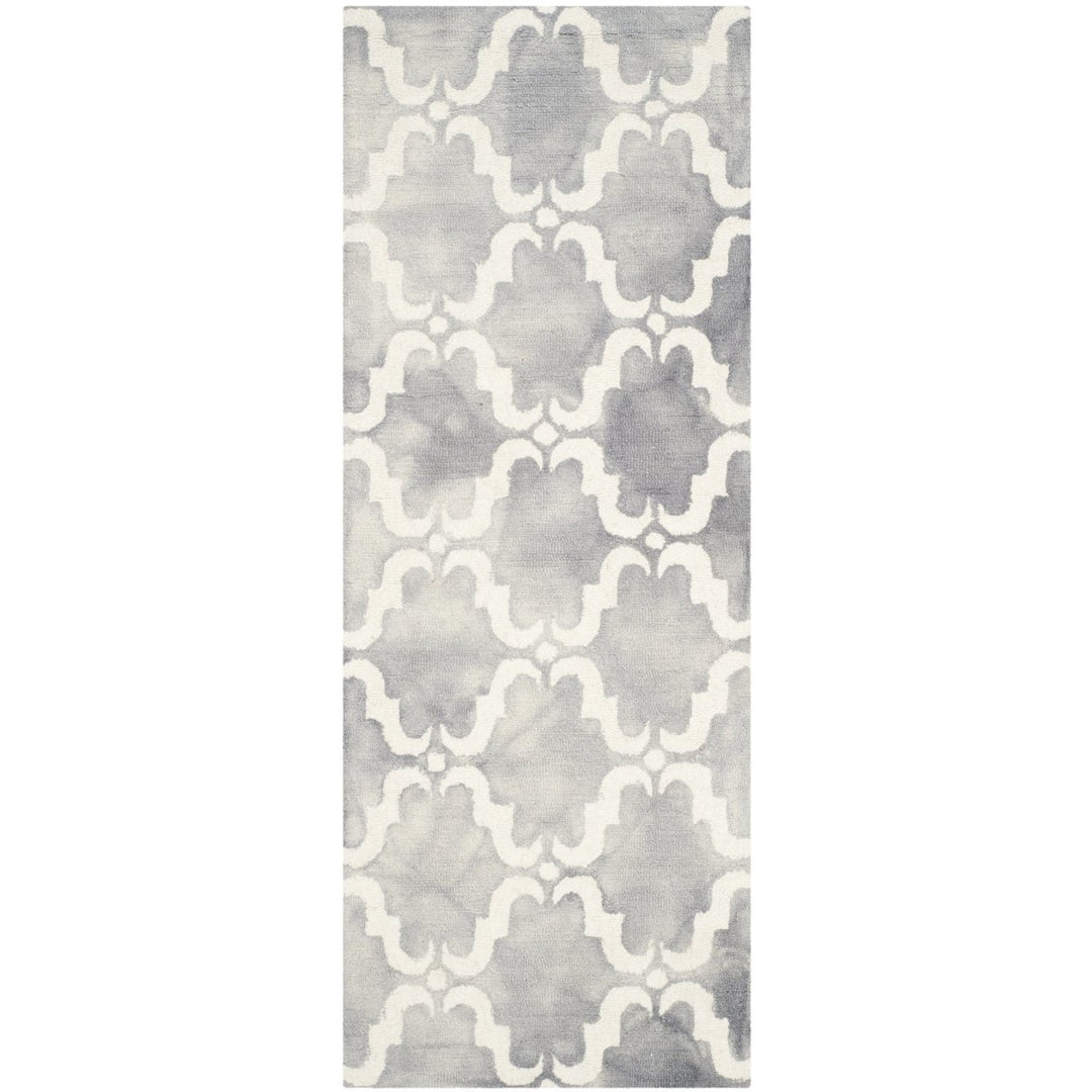 SAFAVIEH Dip Dye DDY536C Handmade Grey / Ivory Rug Image 1