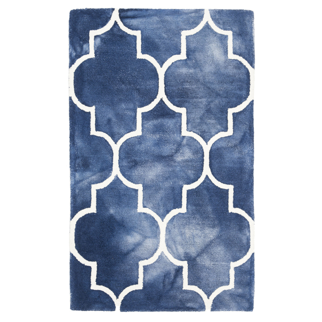 SAFAVIEH Dip Dye DDY535N Handmade Navy / Ivory Rug Image 5