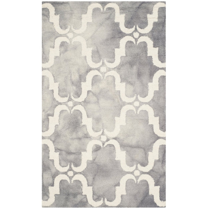 SAFAVIEH Dip Dye DDY536C Handmade Grey / Ivory Rug Image 1