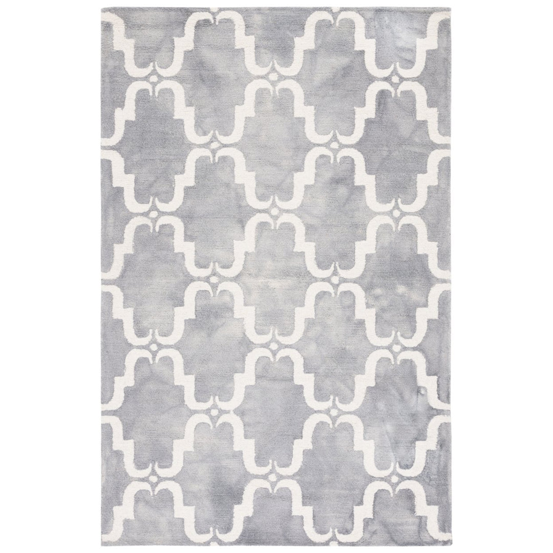 SAFAVIEH Dip Dye DDY536C Handmade Grey / Ivory Rug Image 1