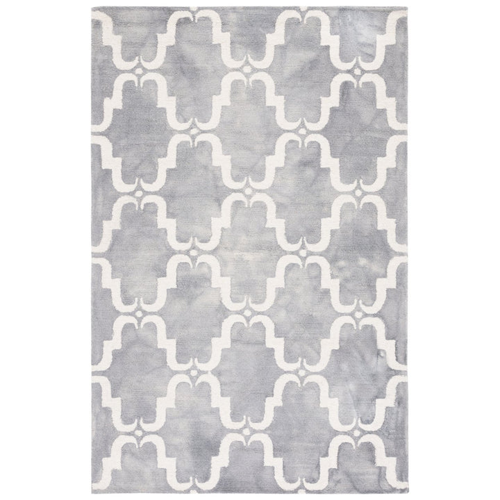 SAFAVIEH Dip Dye DDY536C Handmade Grey / Ivory Rug Image 1