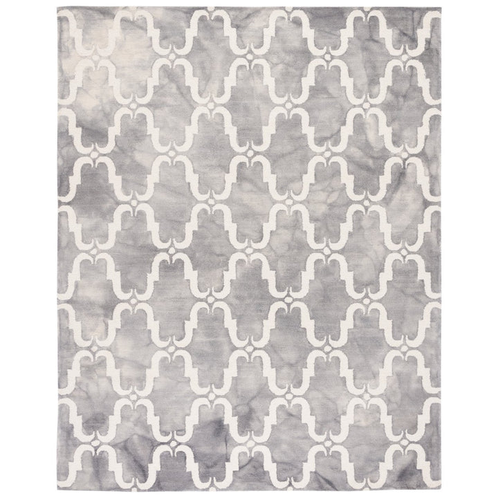 SAFAVIEH Dip Dye DDY536C Handmade Grey / Ivory Rug Image 1