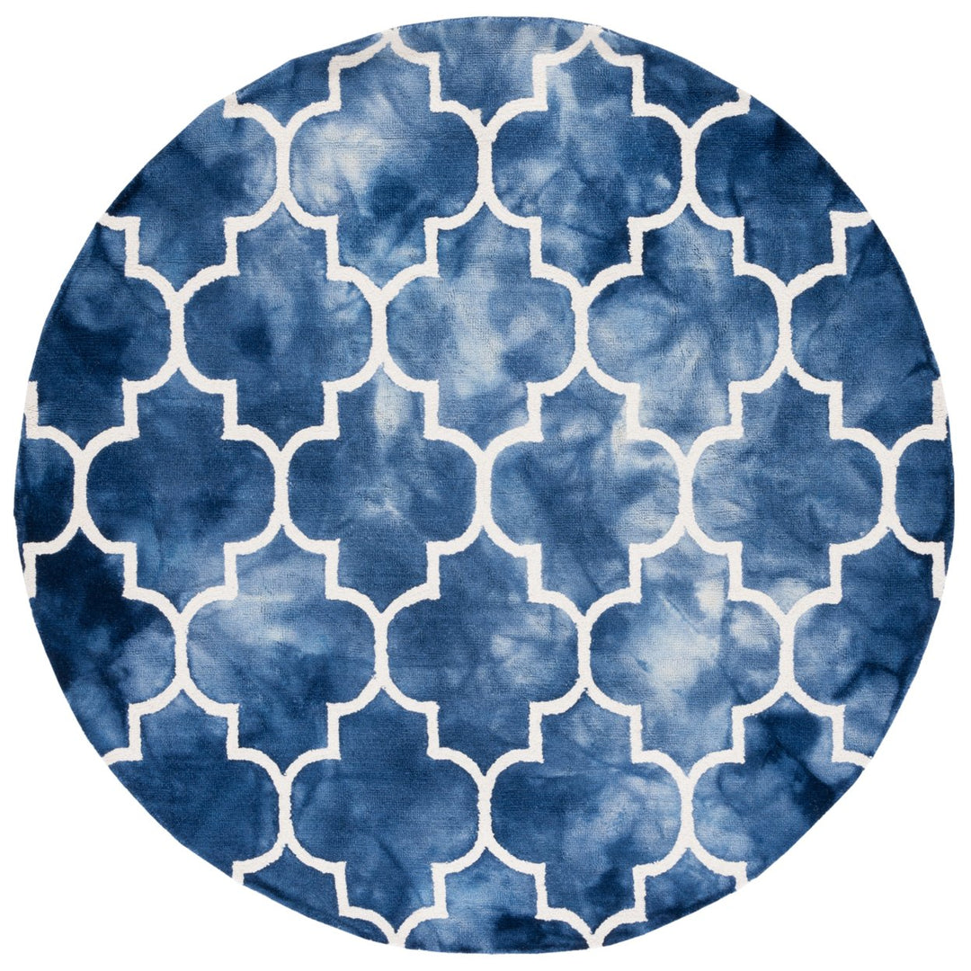 SAFAVIEH Dip Dye DDY535N Handmade Navy / Ivory Rug Image 1