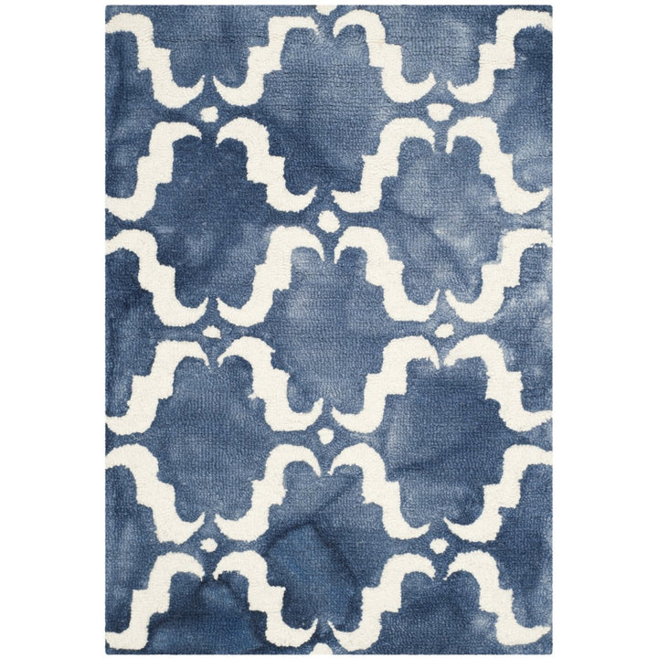 SAFAVIEH Dip Dye DDY536N Handmade Navy / Ivory Rug Image 1