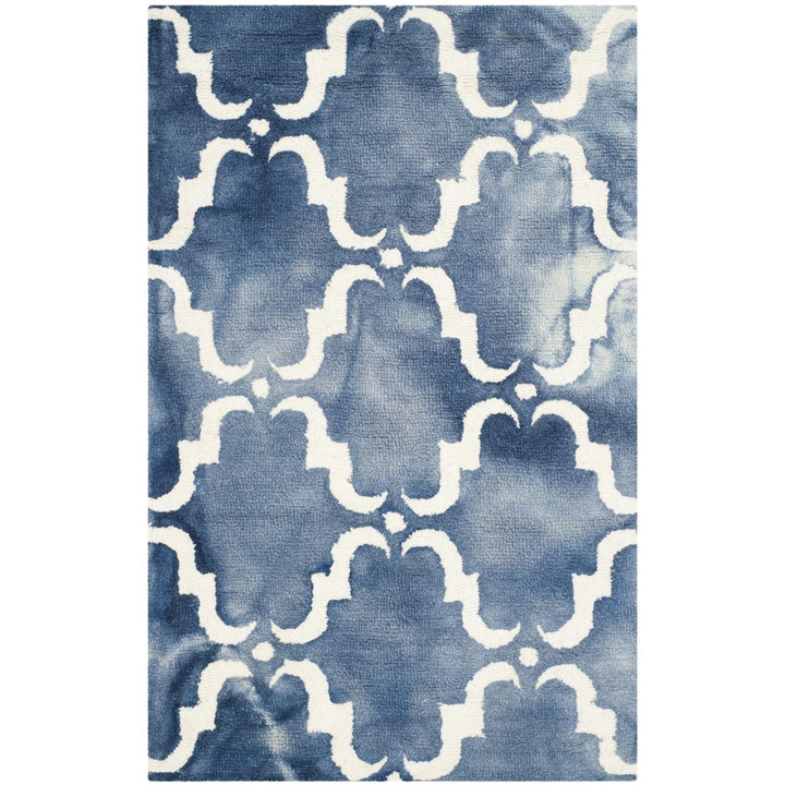 SAFAVIEH Dip Dye DDY536N Handmade Navy / Ivory Rug Image 1