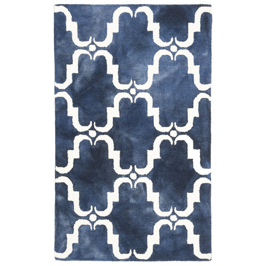 SAFAVIEH Dip Dye DDY536N Handmade Navy / Ivory Rug Image 1