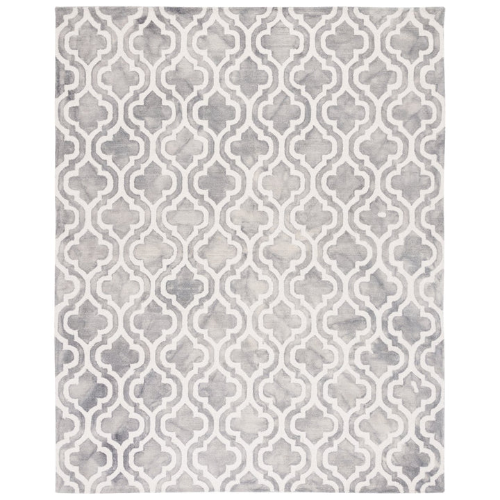 SAFAVIEH Dip Dye DDY537C Handmade Grey / Ivory Rug Image 1