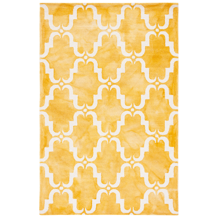 SAFAVIEH Dip Dye DDY536H Handmade Gold / Ivory Rug Image 7