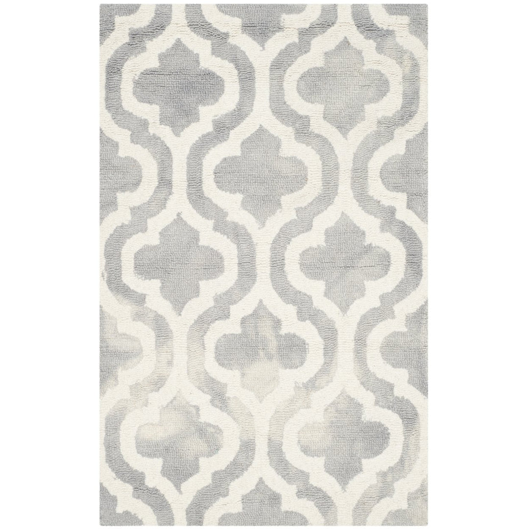 SAFAVIEH Dip Dye DDY537C Handmade Grey / Ivory Rug Image 1