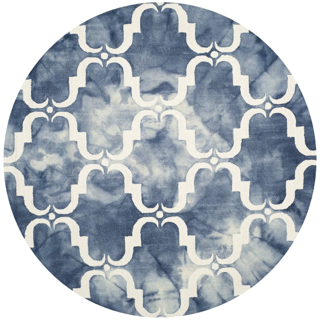 SAFAVIEH Dip Dye DDY536N Handmade Navy / Ivory Rug Image 8