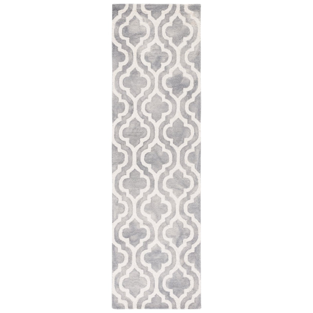 SAFAVIEH Dip Dye DDY537C Handmade Grey / Ivory Rug Image 1