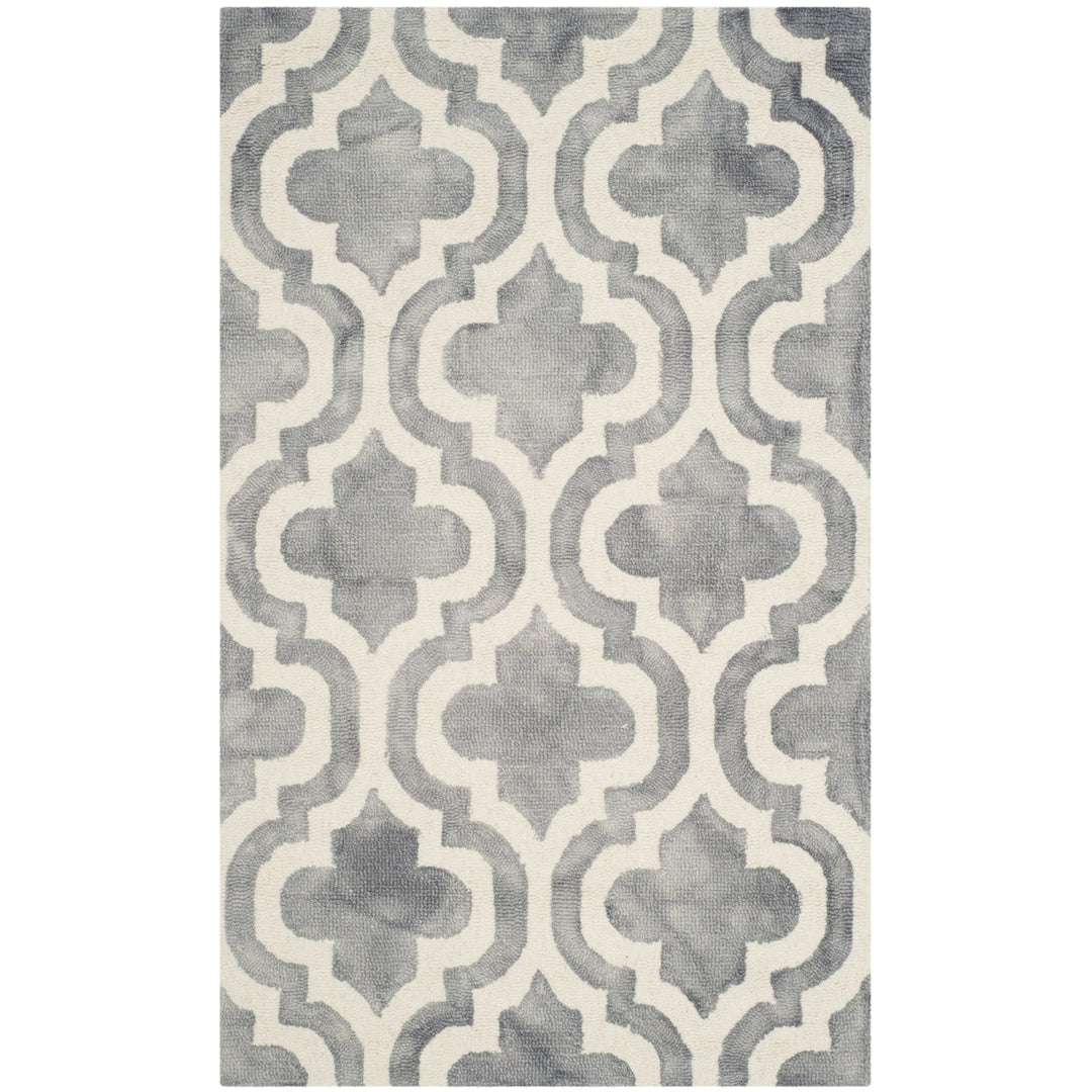 SAFAVIEH Dip Dye DDY537C Handmade Grey / Ivory Rug Image 5