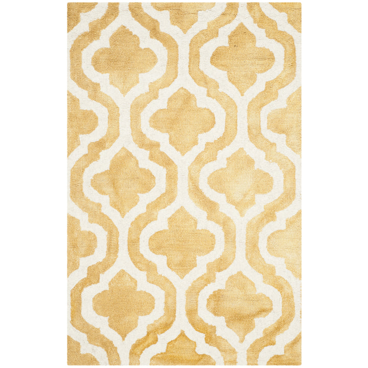 SAFAVIEH Dip Dye DDY537H Handmade Gold / Ivory Rug Image 2