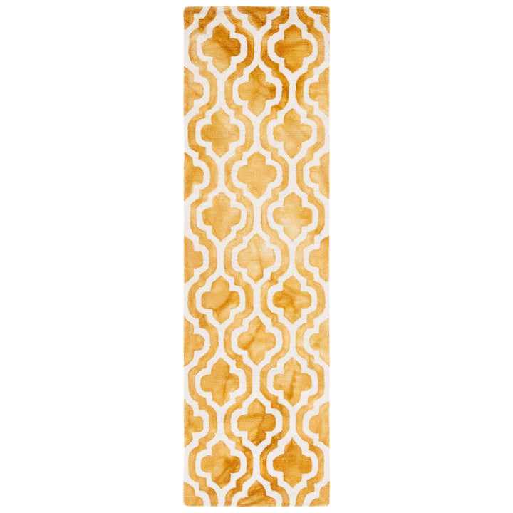 SAFAVIEH Dip Dye DDY537H Handmade Gold / Ivory Rug Image 3