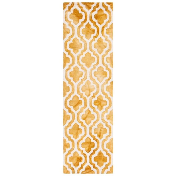 SAFAVIEH Dip Dye DDY537H Handmade Gold / Ivory Rug Image 1