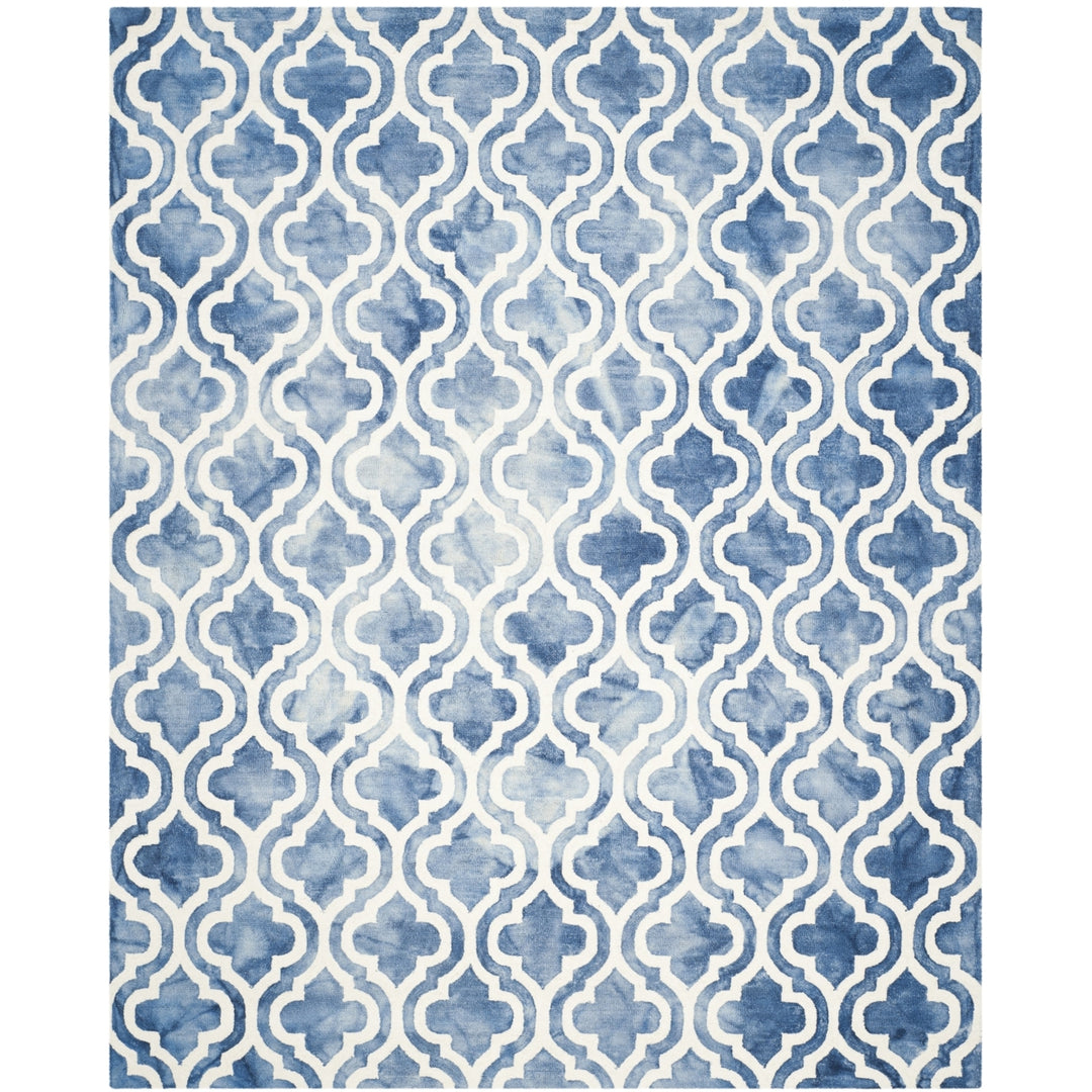 SAFAVIEH Dip Dye DDY537K Handmade Blue / Ivory Rug Image 1