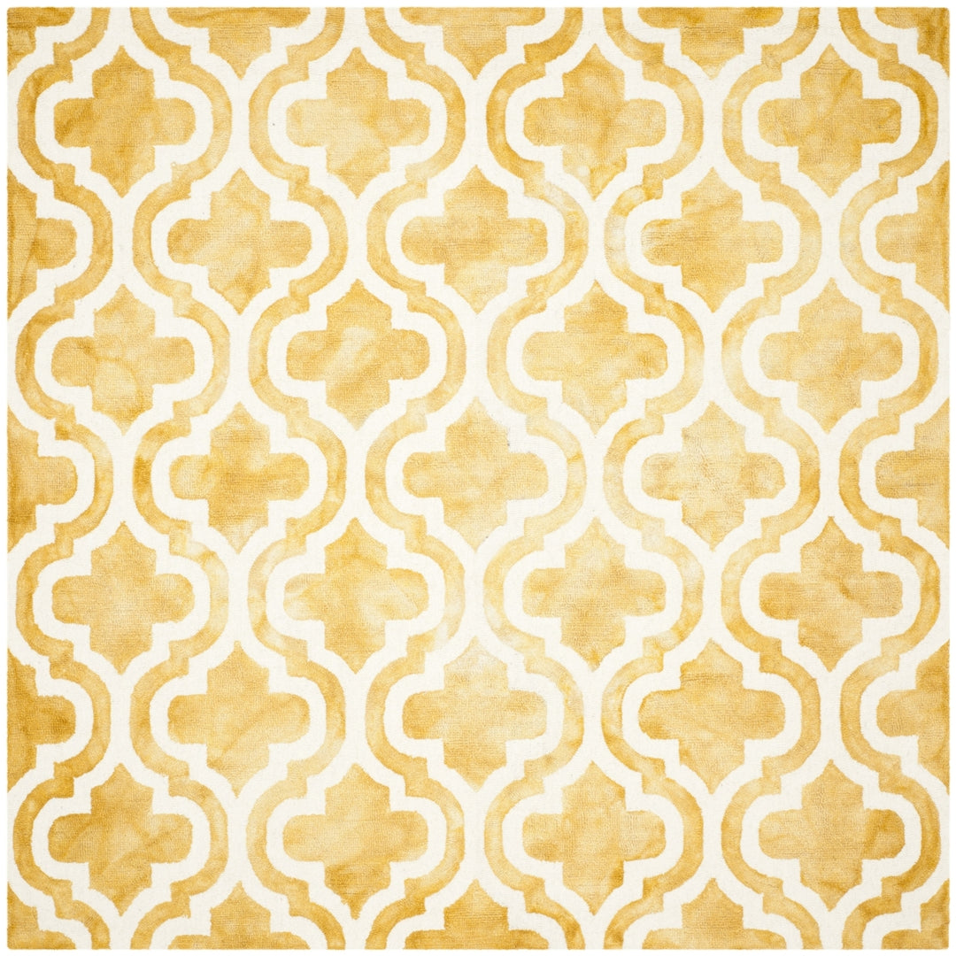 SAFAVIEH Dip Dye DDY537H Handmade Gold / Ivory Rug Image 8