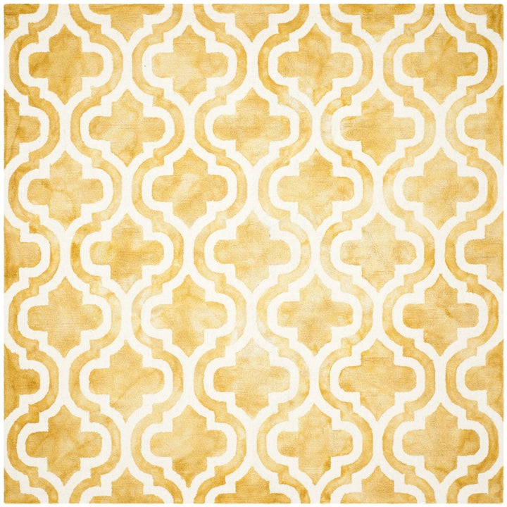 SAFAVIEH Dip Dye DDY537H Handmade Gold / Ivory Rug Image 1