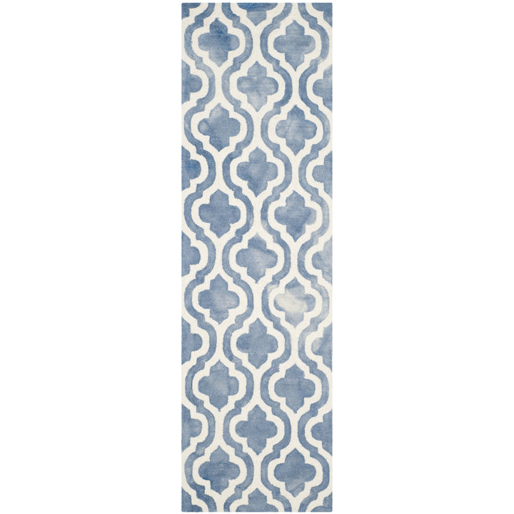 SAFAVIEH Dip Dye DDY537K Handmade Blue / Ivory Rug Image 5